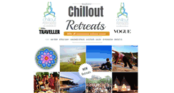 Desktop Screenshot of chilloutretreats.com